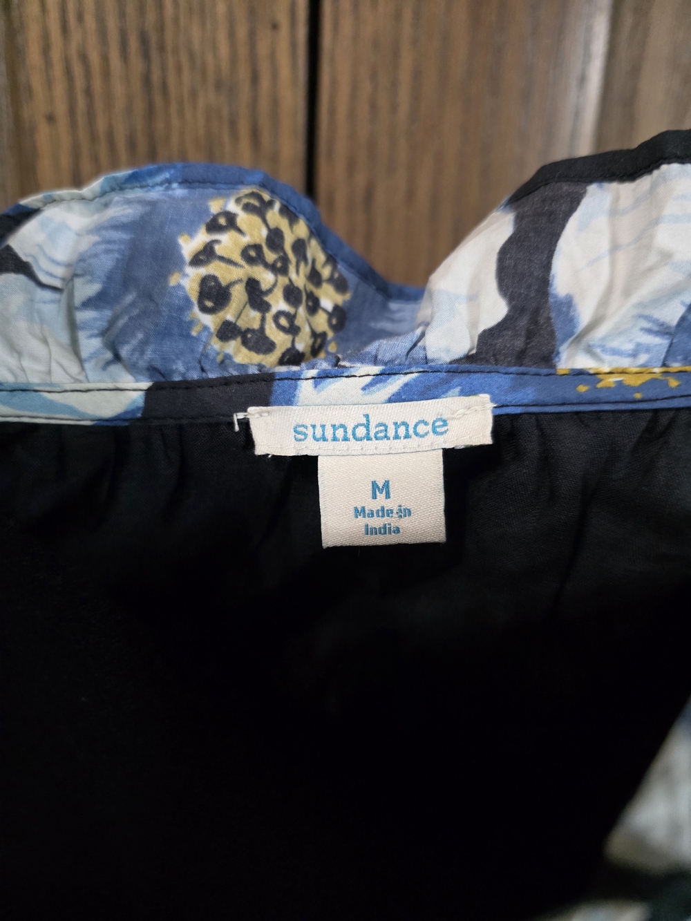 Sundance Blue White Floral Ruffle Sundress - Picture 3 of 3